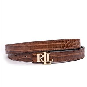 Ralph Lauren - Crocodile Reversible Belt - NWT